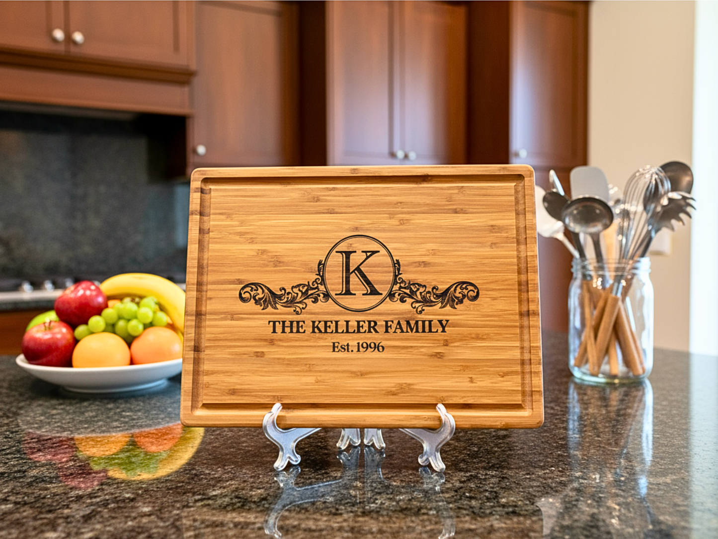 Personalized Bamboo Cutting Board
