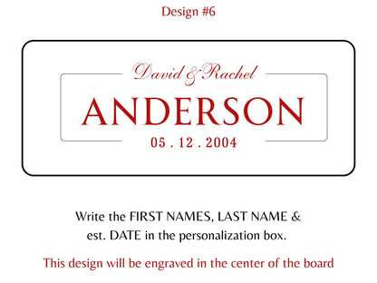 Personalized Acacia Wood & Marble Charcuterie Board