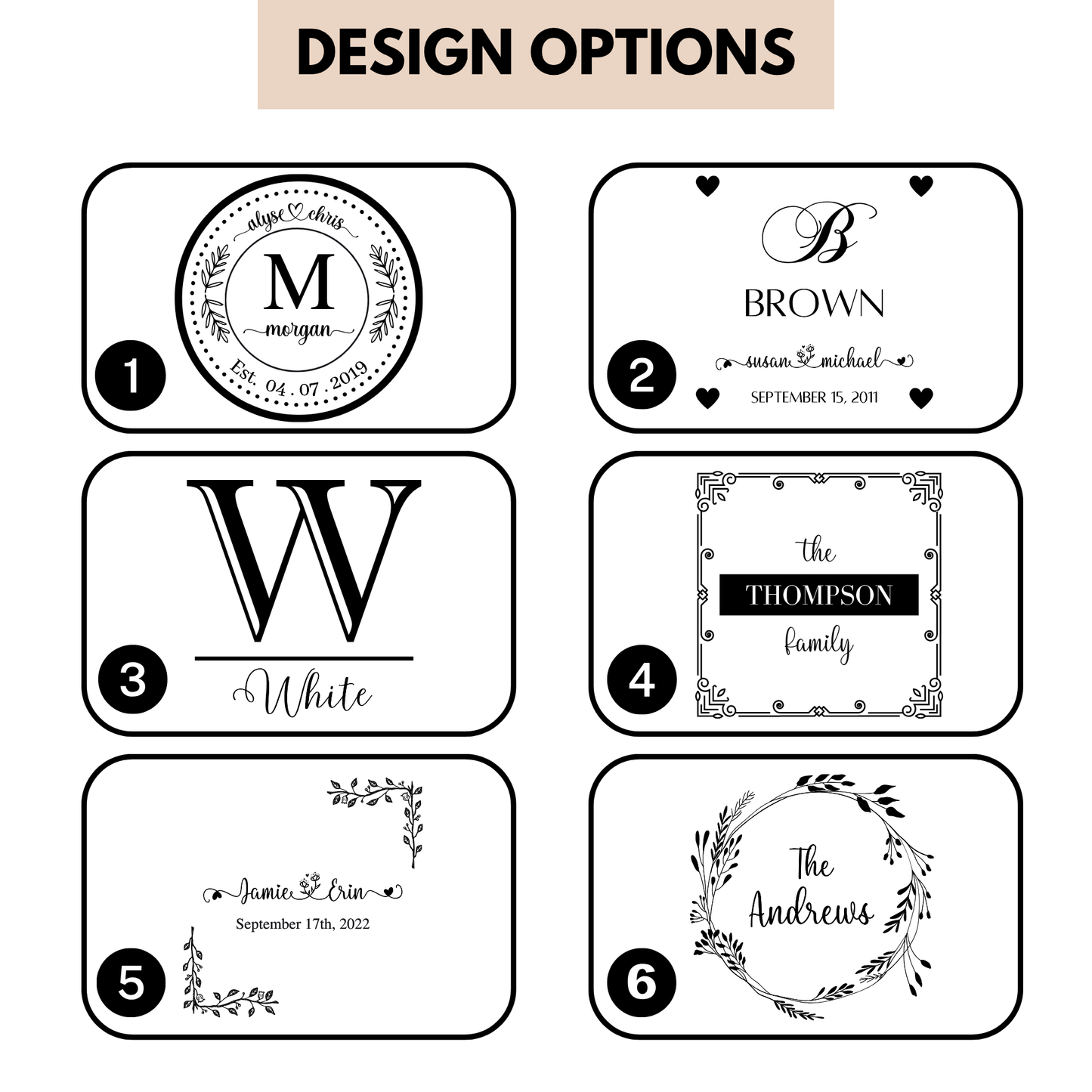 Personalized Wood Coasters