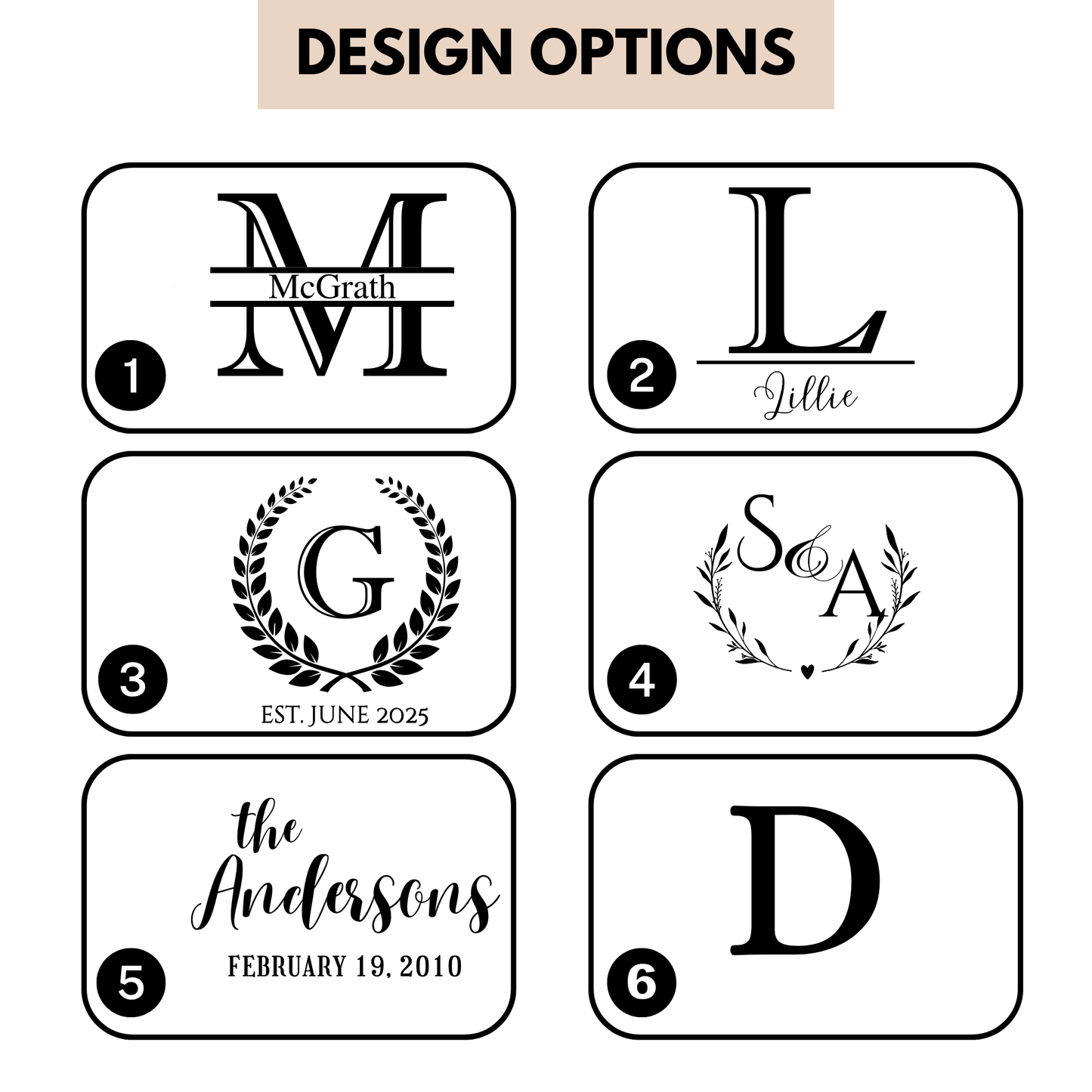 Personalized Slate Coasters