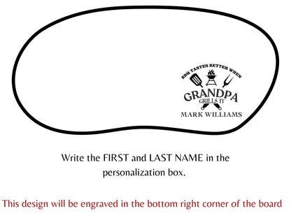Personalized Grilling Board