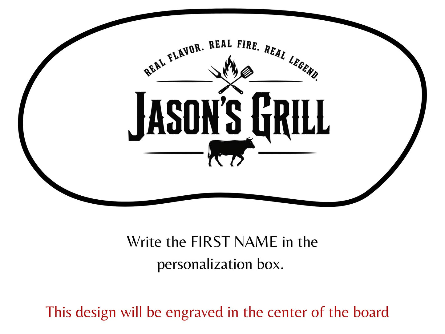 Personalized Grilling Board