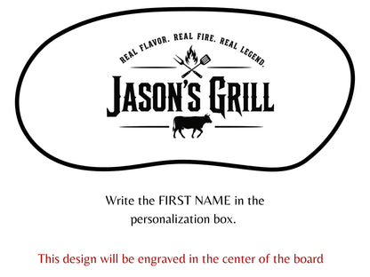 Personalized Grilling Board