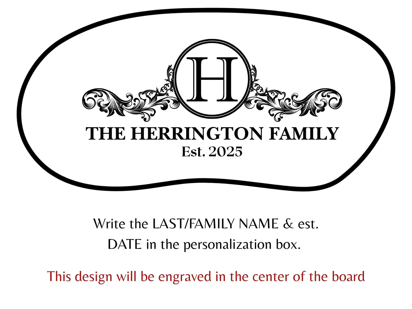Personalized Olive Wood Live Edge Charcuterie Board