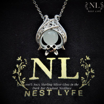 Glow in the Dark Bat pendant