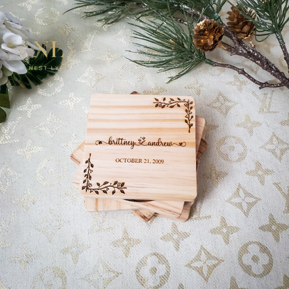 Personalized Wood Coasters