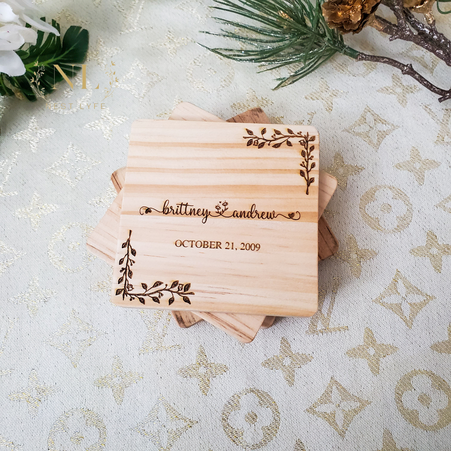 Personalized Wood Coasters