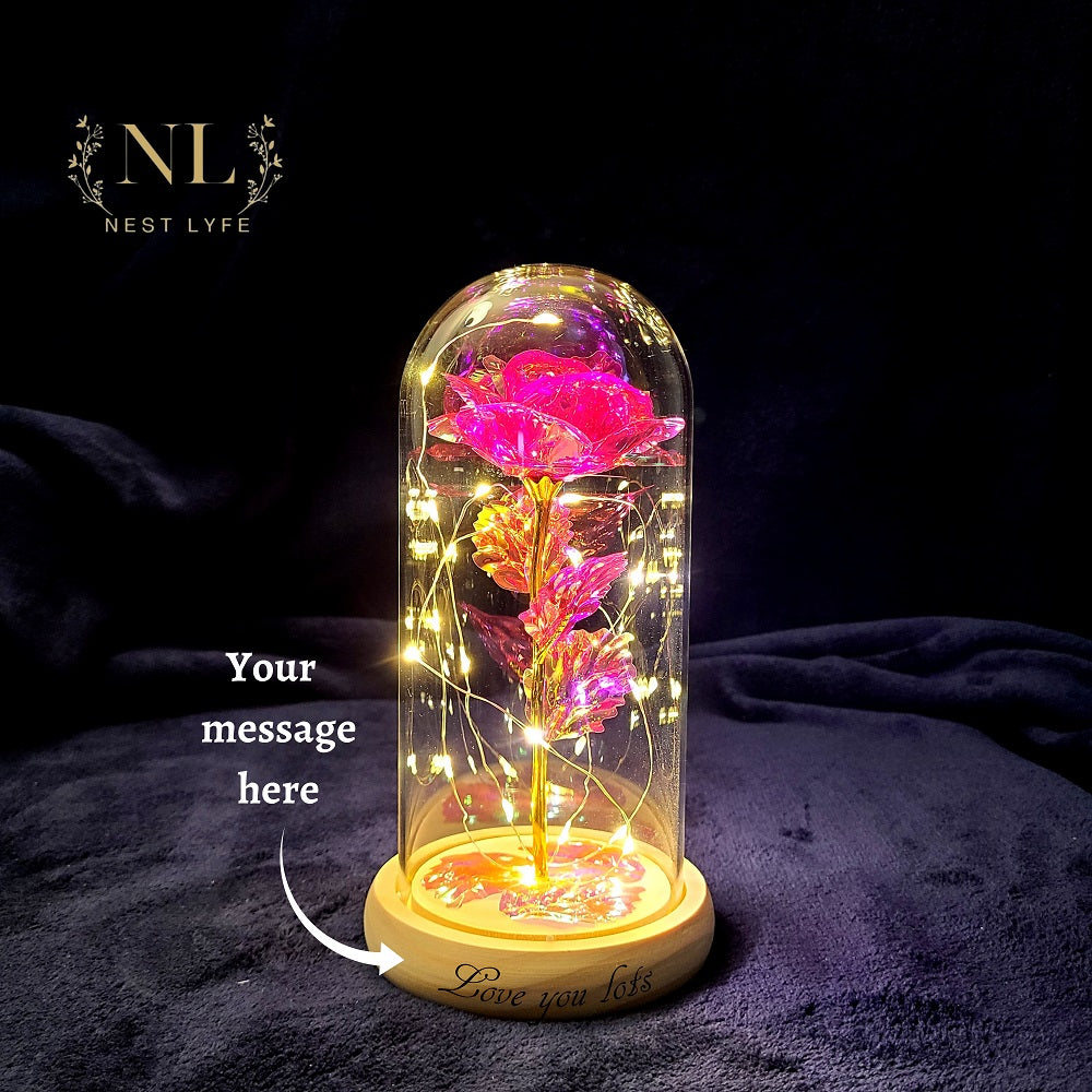 Shimmering Petals Personalized Galaxy Roses