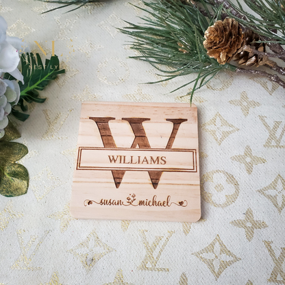 Personalized Wood Coasters