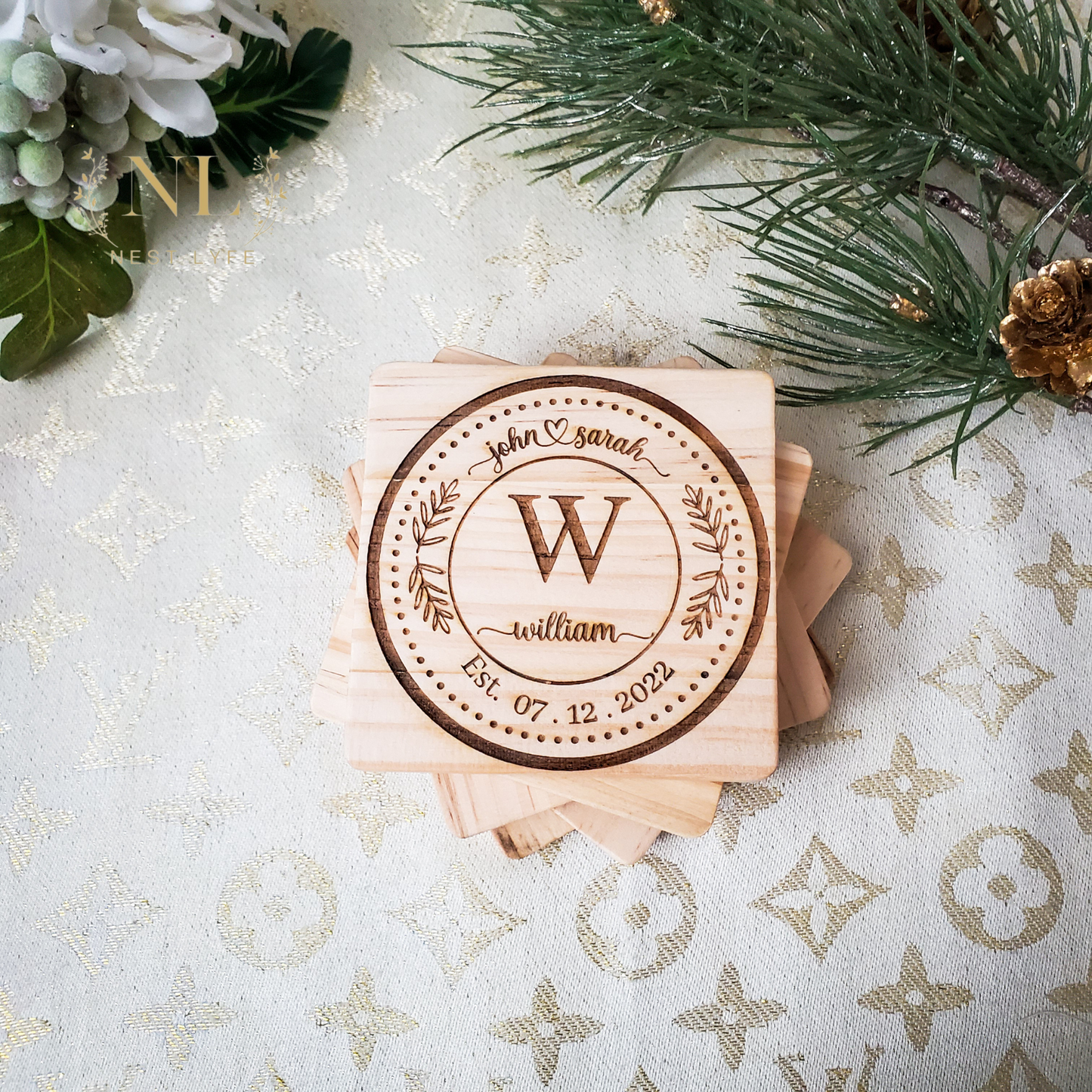 Personalized Wood Coasters