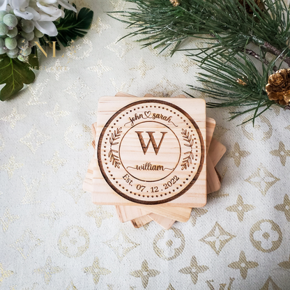 Personalized Wood Coasters
