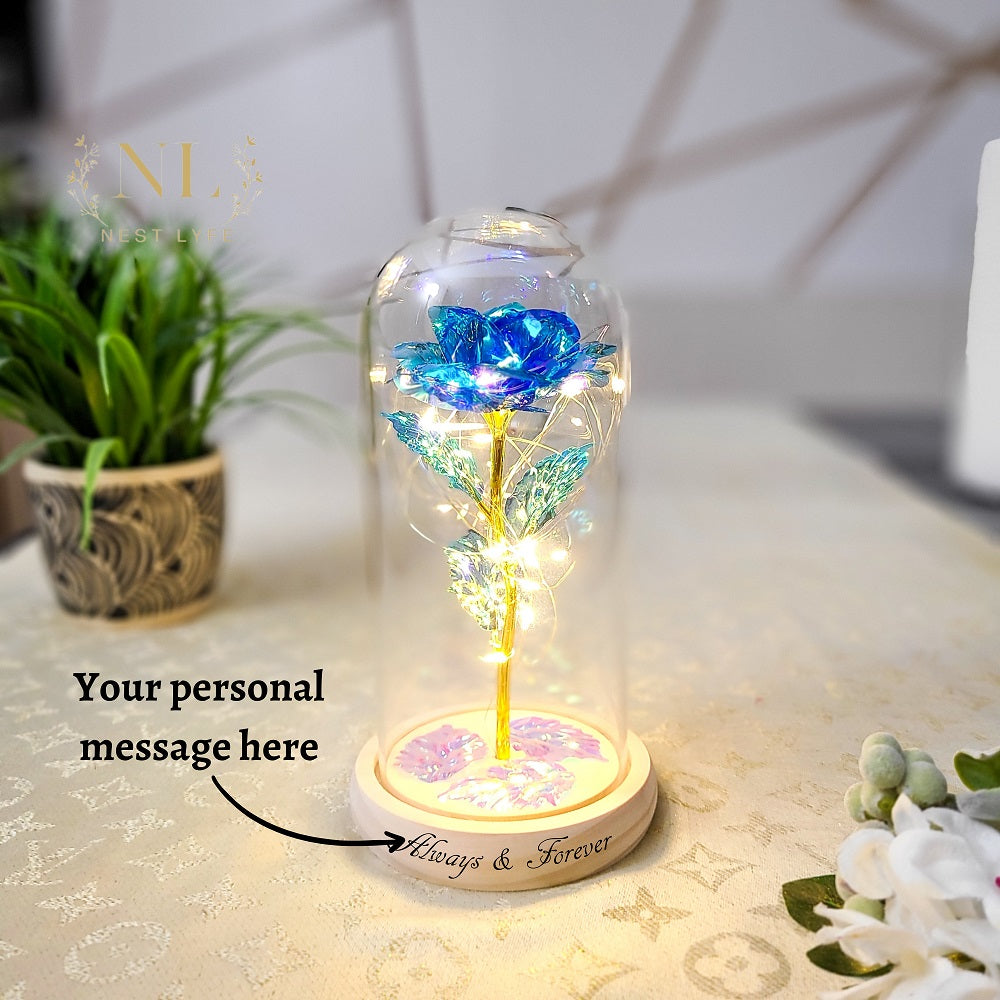 Shimmering Petals Personalized Galaxy Roses