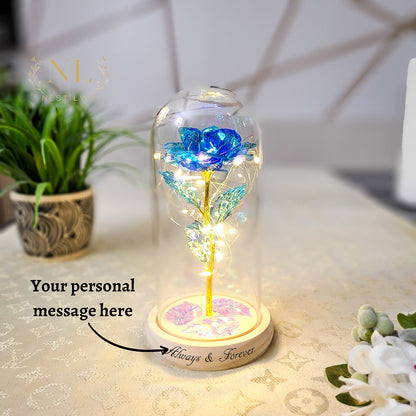 Shimmering Petals Personalized Galaxy Roses
