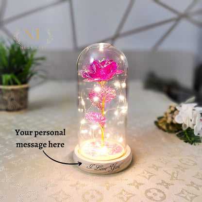 Shimmering Petals Personalized Galaxy Roses